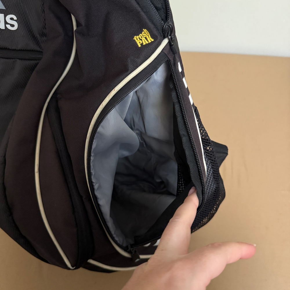 Adidas Black Backpack Sport Travel Bag ClimaCool Load Spring - Picture 8 of 11